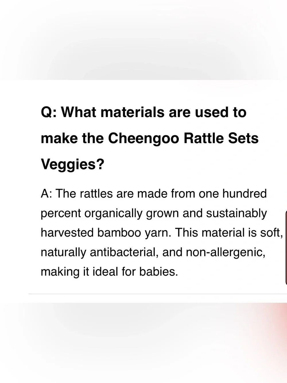 Cheengoo Organic Bamboo Crocheted Vegetable Toy Rattle Set- Washable